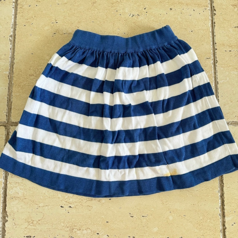 Philipp Plein Nautical Blue and White Striped Girl Skirt, Size 4 - Picture 2 of 6